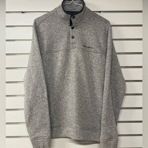 Eddie Bauer radiator quarter snap men’s medium pullover fleece‎
